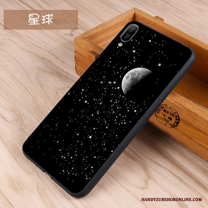 Huawei Y6 2019 Mjuk Nubuck Fodral Kreativa Trend Varumärke Skal Telefon Grön