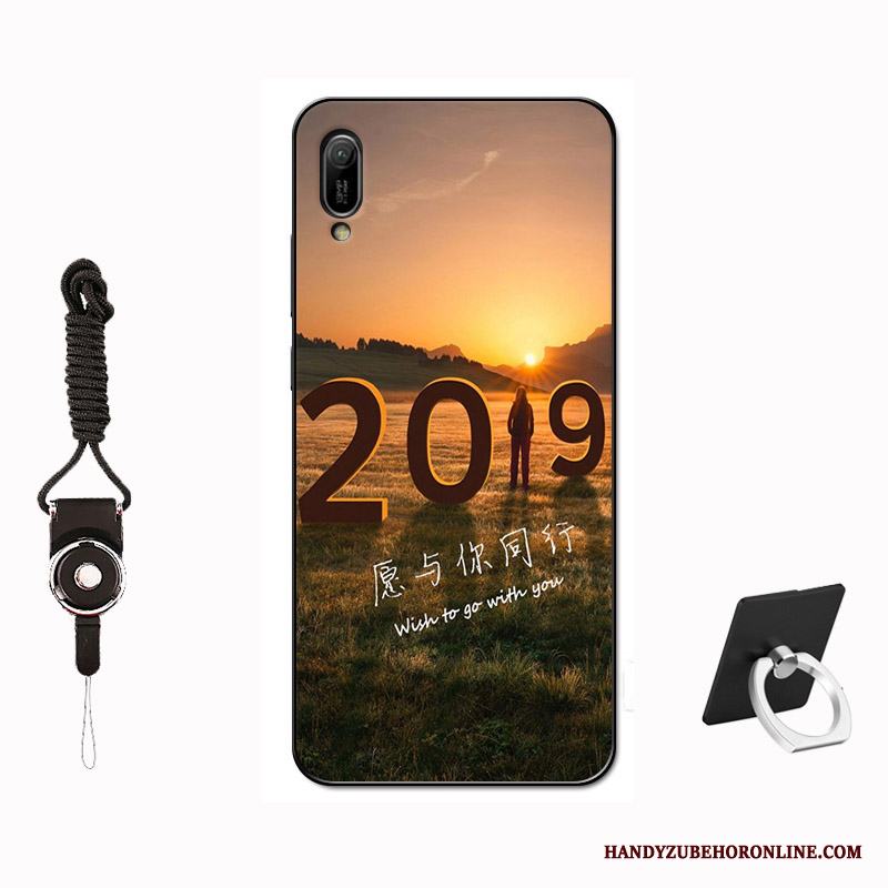 Huawei Y6 2019 Mobil Telefon Skydd Skal Telefon Härdning All Inclusive Anpassa Mjuk