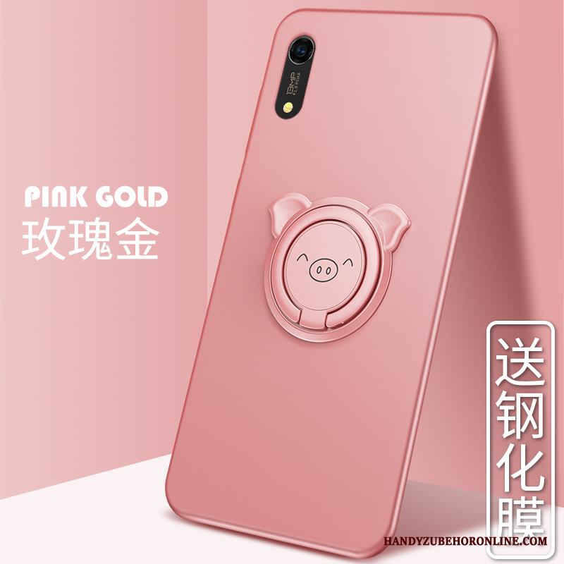 Huawei Y6 2019 Skal Ny Rosa Tunn Fallskydd Trend Enkel Silikon