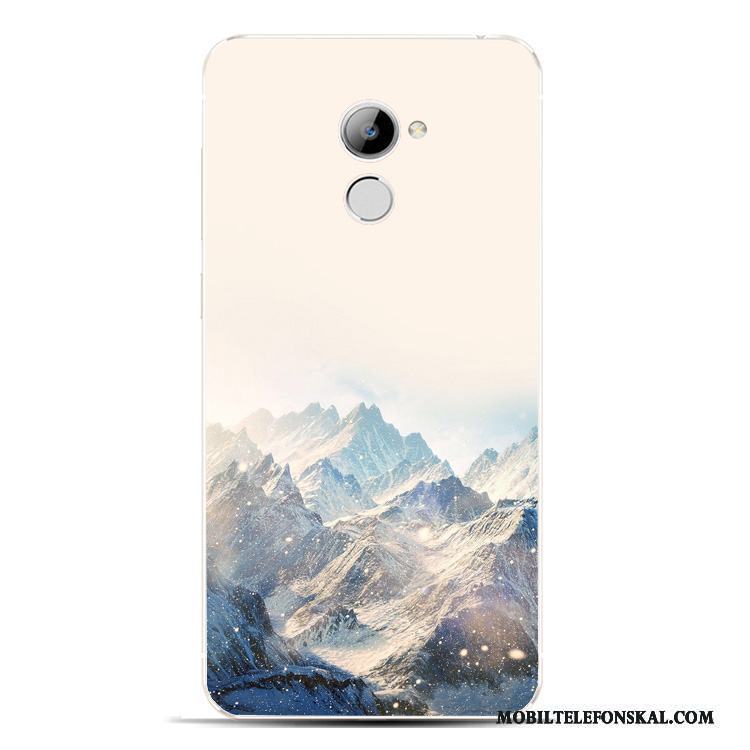 Huawei Y6 Pro 2017 Fodral Kinesisk Stil Silikon Fallskydd Skal Telefon Färg Vacker