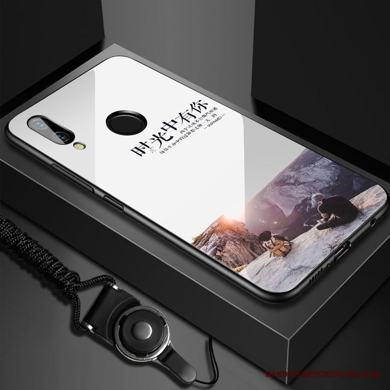 Huawei Y7 2019 Skal All Inclusive Ny Spegel Glas Högt Utbud Silikon Skydd