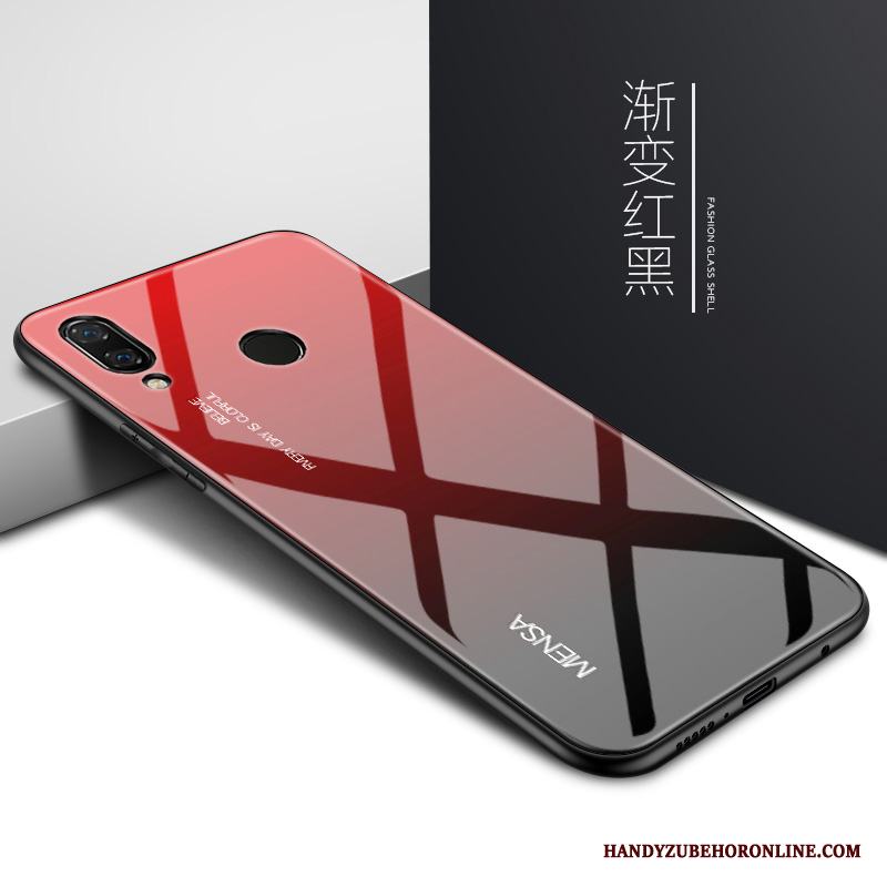 Huawei Y7 2019 Skal All Inclusive Trend Blå Trend Varumärke Personlighet Spegel Net Red