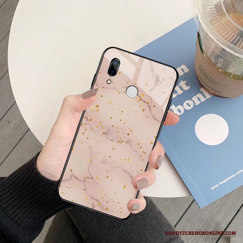 Huawei Y7 2019 Skal Ny Silikon Telefon Spegel Glas Personlighet