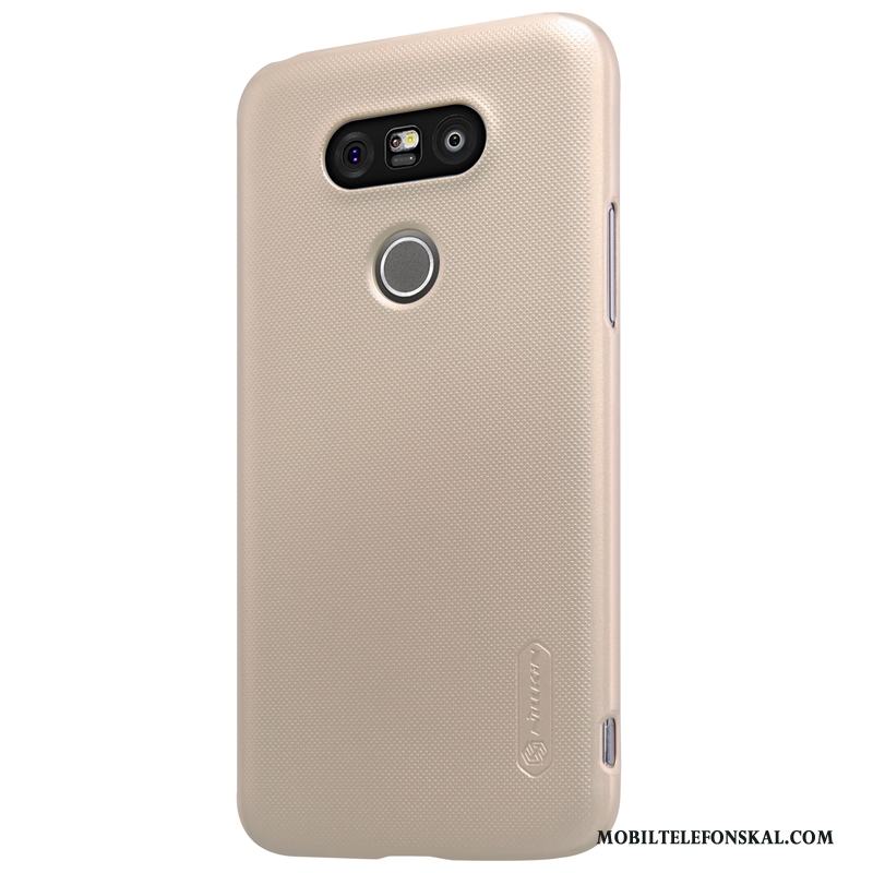 Lg G5 Skydd Skal Telefon Guld Nubuck Rosa Guld Fodral