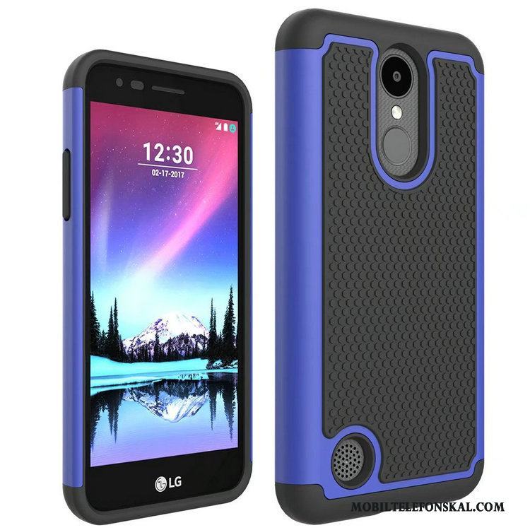 Lg K4 2017 Skydd Mönster Mobil Telefon Skal Telefon Purpur Fodral