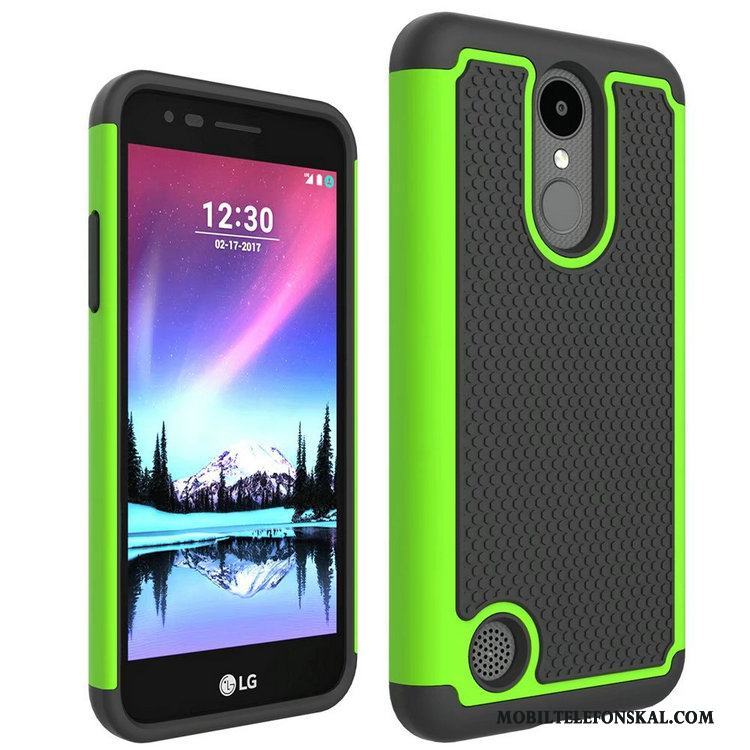 Lg K4 2017 Skydd Mönster Mobil Telefon Skal Telefon Purpur Fodral