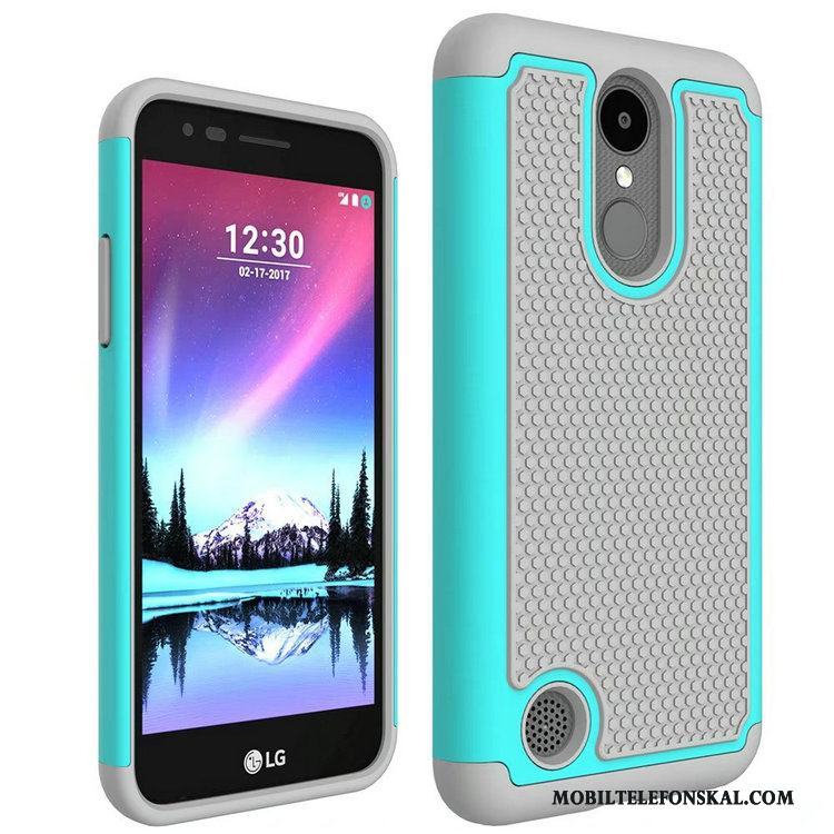 Lg K4 2017 Skydd Mönster Mobil Telefon Skal Telefon Purpur Fodral