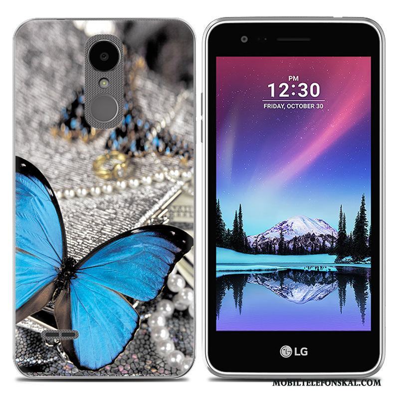 Lg K4 2017 Vit Mobil Telefon Tecknat Skal Fodral Mjuk All Inclusive