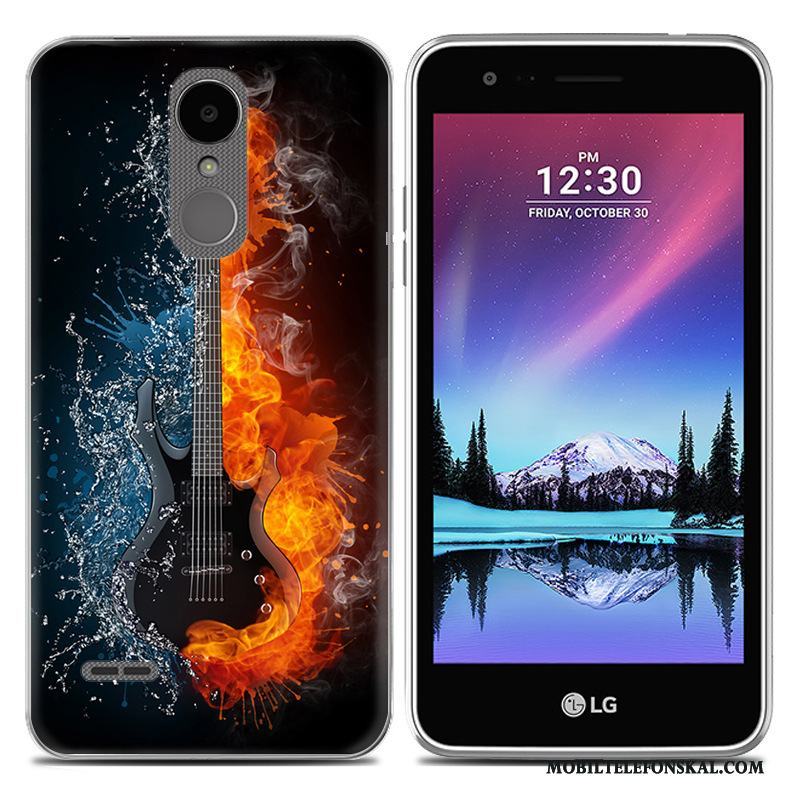 Lg K4 2017 Vit Mobil Telefon Tecknat Skal Fodral Mjuk All Inclusive