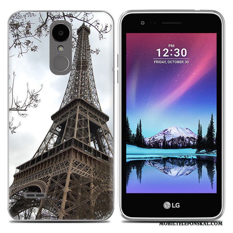 Lg K4 2017 Vit Mobil Telefon Tecknat Skal Fodral Mjuk All Inclusive