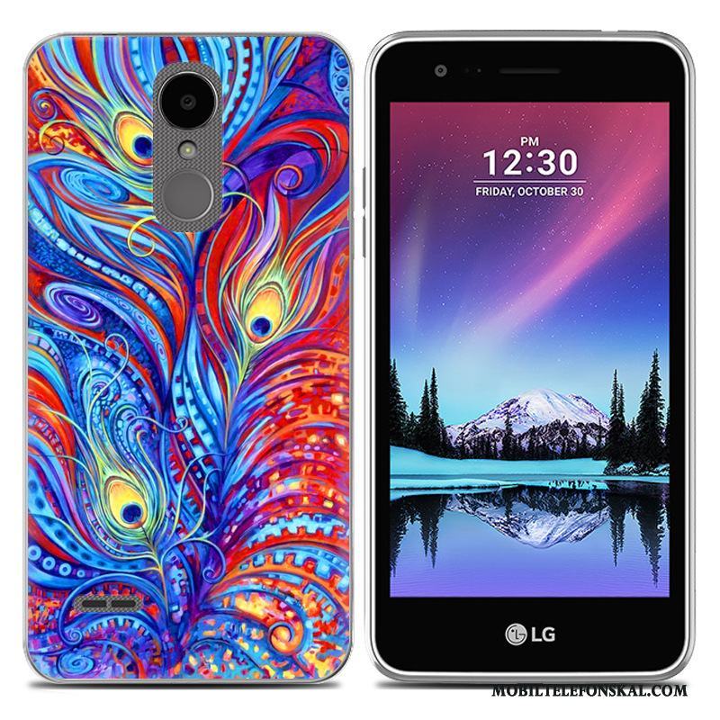 Lg K4 2017 Vit Mobil Telefon Tecknat Skal Fodral Mjuk All Inclusive