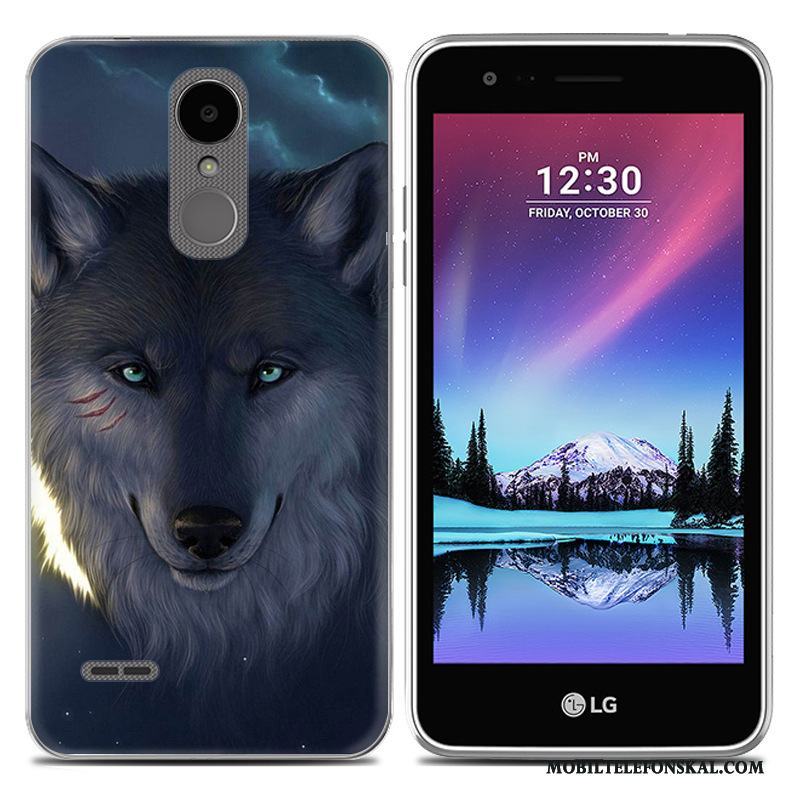 Lg K4 2017 Vit Mobil Telefon Tecknat Skal Fodral Mjuk All Inclusive