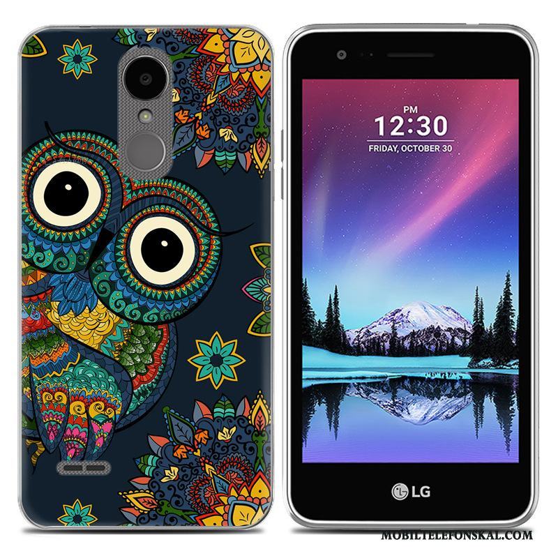 Lg K4 2017 Vit Mobil Telefon Tecknat Skal Fodral Mjuk All Inclusive