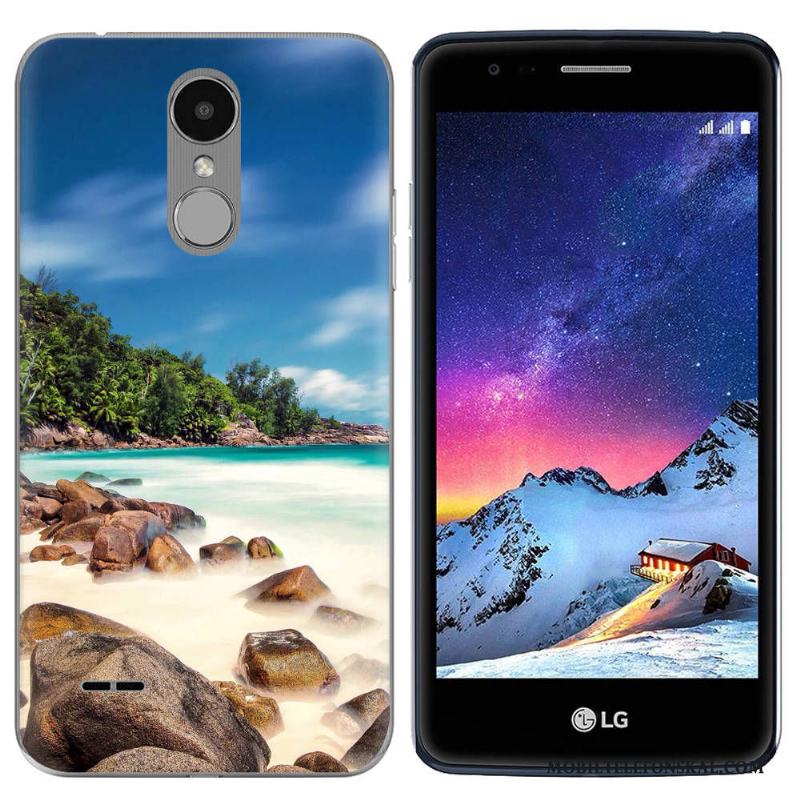 Lg K8 2017 Skal Vit Europa Landskap Telefon Ny Mjuk