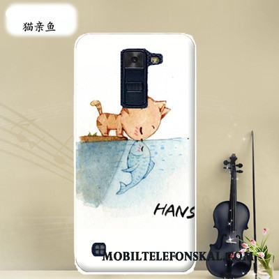 Lg K8 Skydd Tecknat Fallskydd Fodral Skal Telefon Mjuk Hård