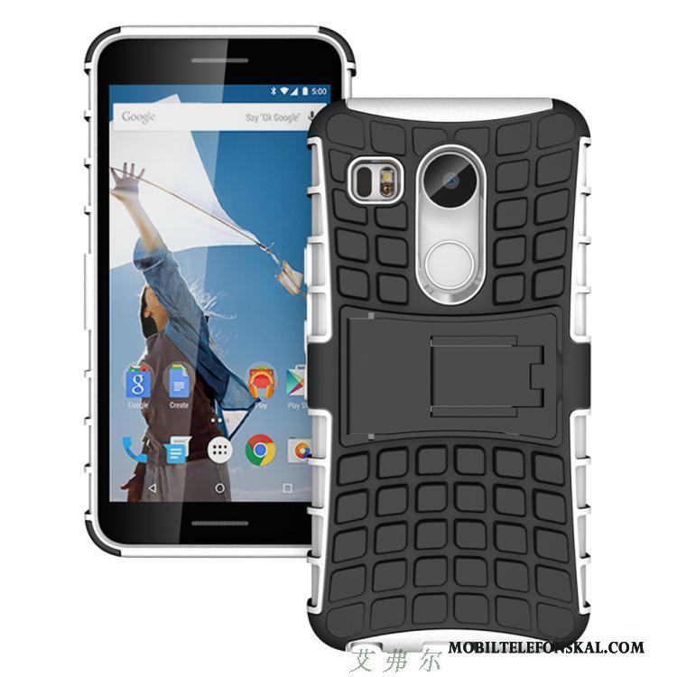 Lg Nexus 5x Fallskydd Röd Armor Mobil Telefon Fodral Skal Telefon