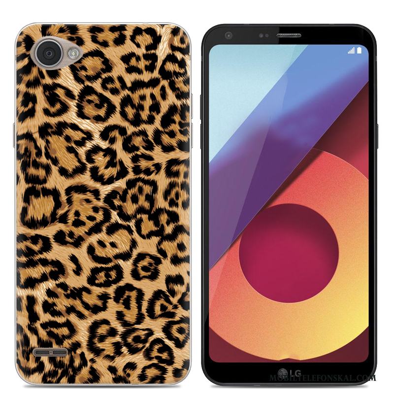 Lg Q6 Kreativa Skal Telefon Fodral Enkel Svart Transparent Trend