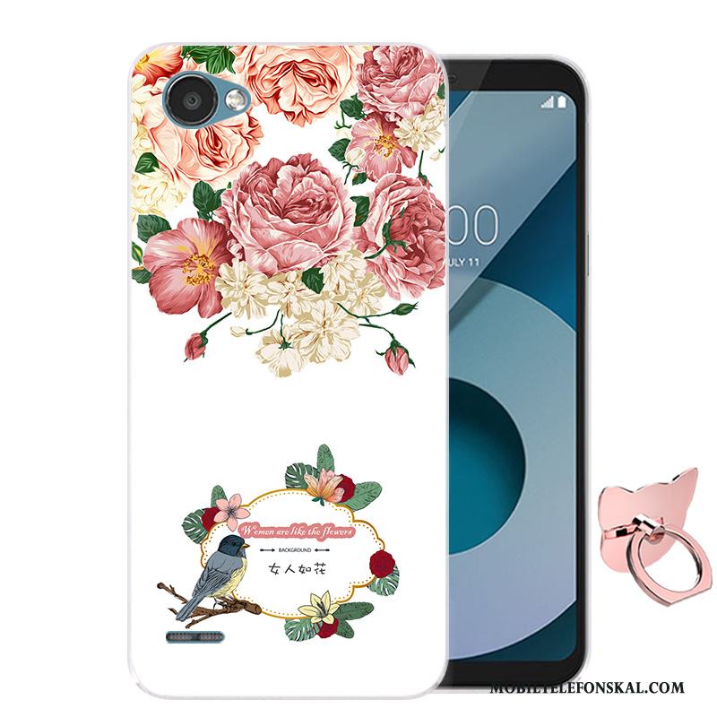 Lg Q6 Silikon Mjuk Skydd Fallskydd Skal Telefon Mobil Telefon Tecknat