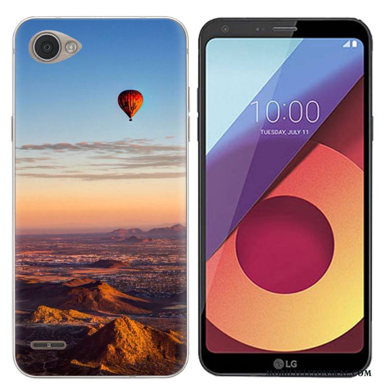 Lg Q6 Skydd Trend Skal Fodral Landskap Silikon Stor