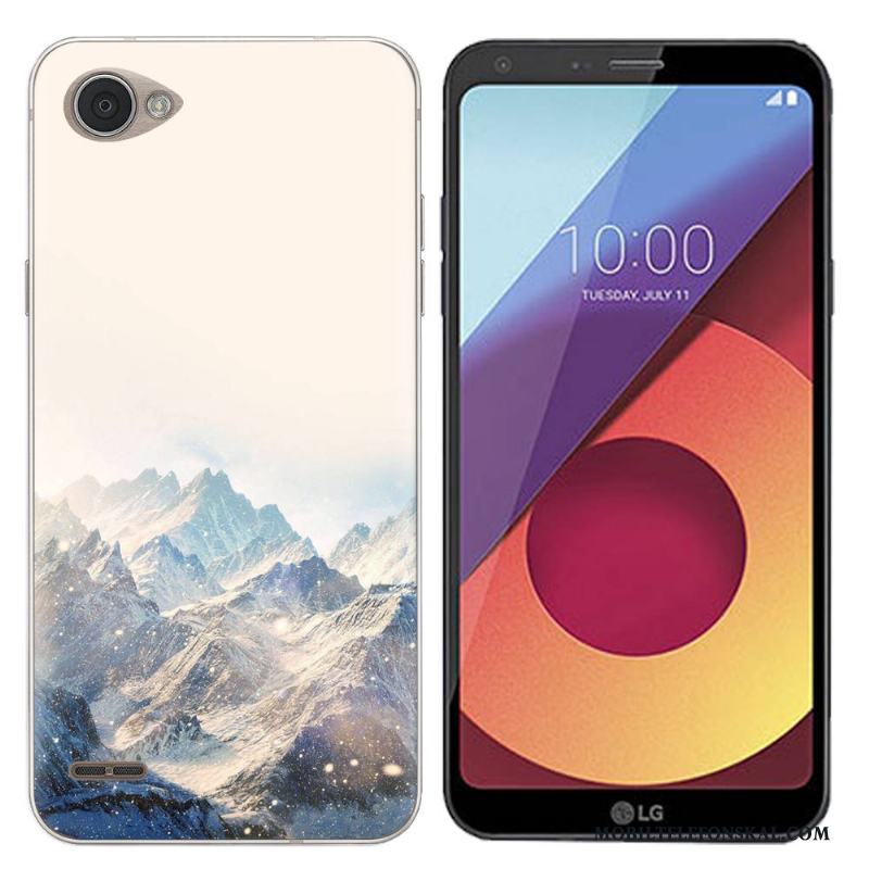 Lg Q6 Skydd Trend Skal Fodral Landskap Silikon Stor