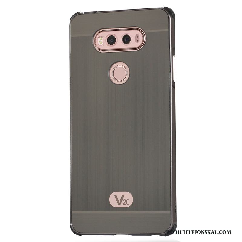 Lg V20 Mobil Telefon Skydd Frame Fallskydd Guld Skal Trend