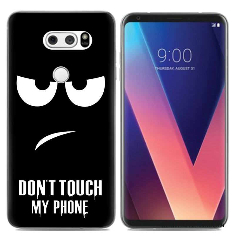 Lg V30 Kreativa Skal Fodral Mjuk Färg Liten Kyla