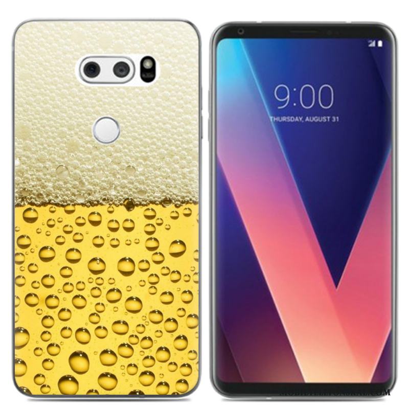 Lg V30 Kreativa Skal Fodral Mjuk Färg Liten Kyla