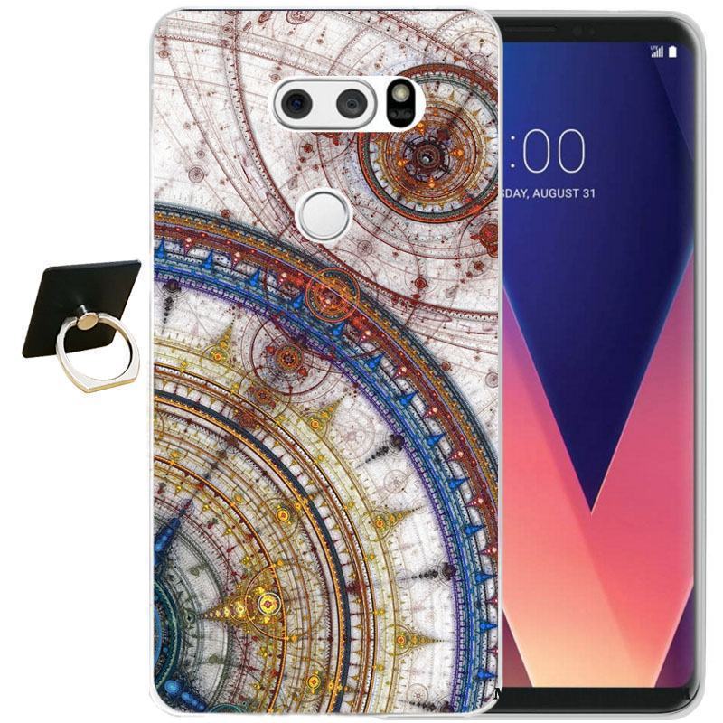 Lg V30 Silikon Skal Fodral Svart Telefon Lättnad All Inclusive