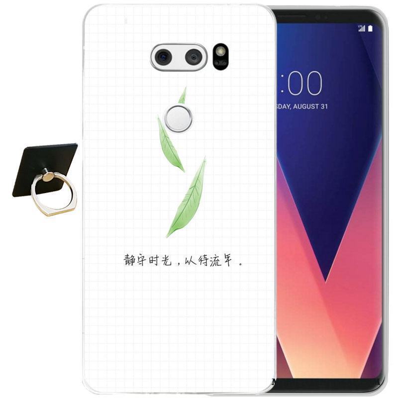 Lg V30 Silikon Skal Fodral Svart Telefon Lättnad All Inclusive