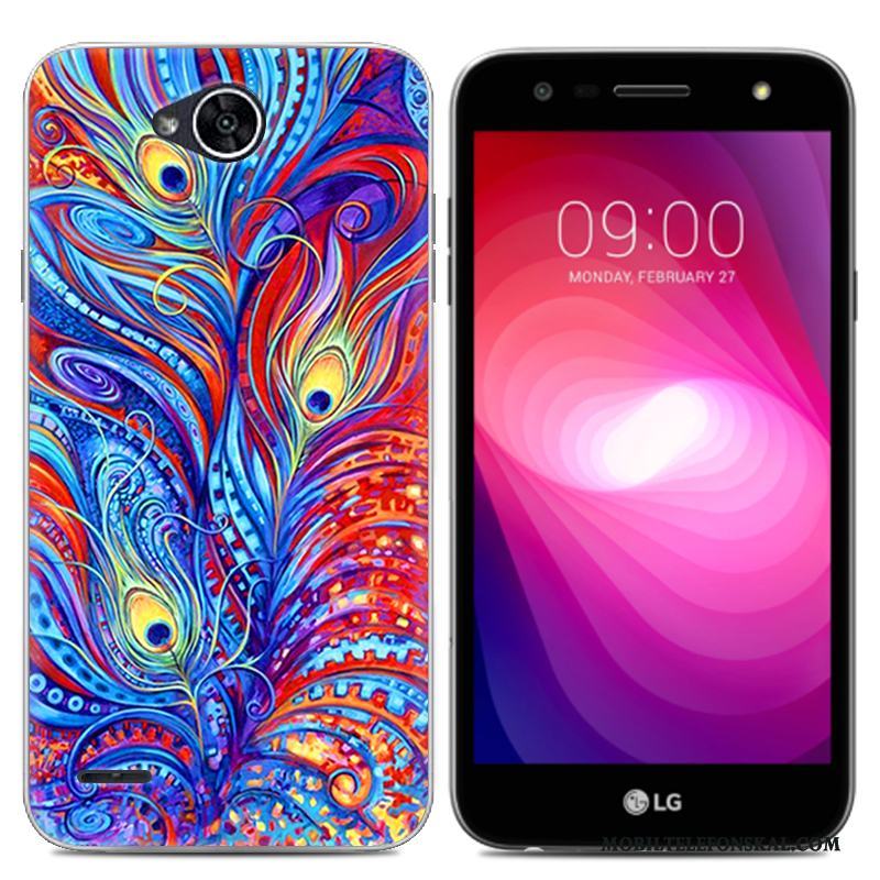 Lg X Power 2 Skal Mjuk Vit Trend Mobil Telefon Transparent Målade Fodral