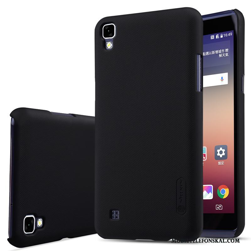 Lg X Power Fodral Skal Telefon Hård Mobil Telefon Guld Nubuck Skydd