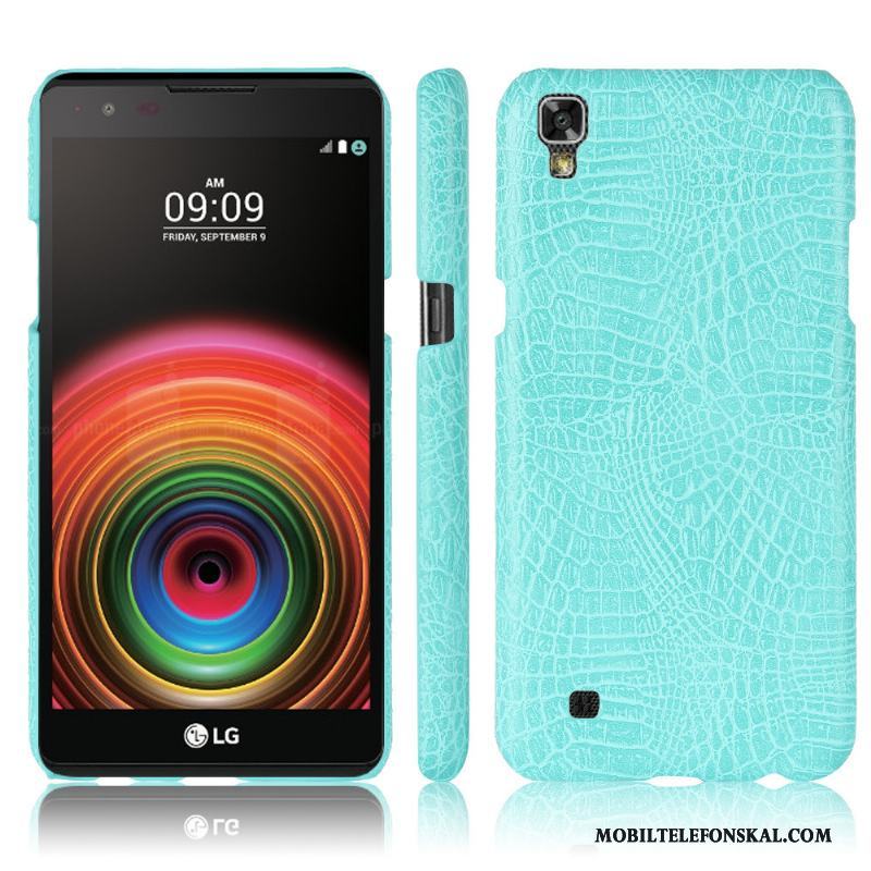 Lg X Power Skydd Fallskydd Rosa Mobil Telefon Kreativa Skal Krokodilmönster