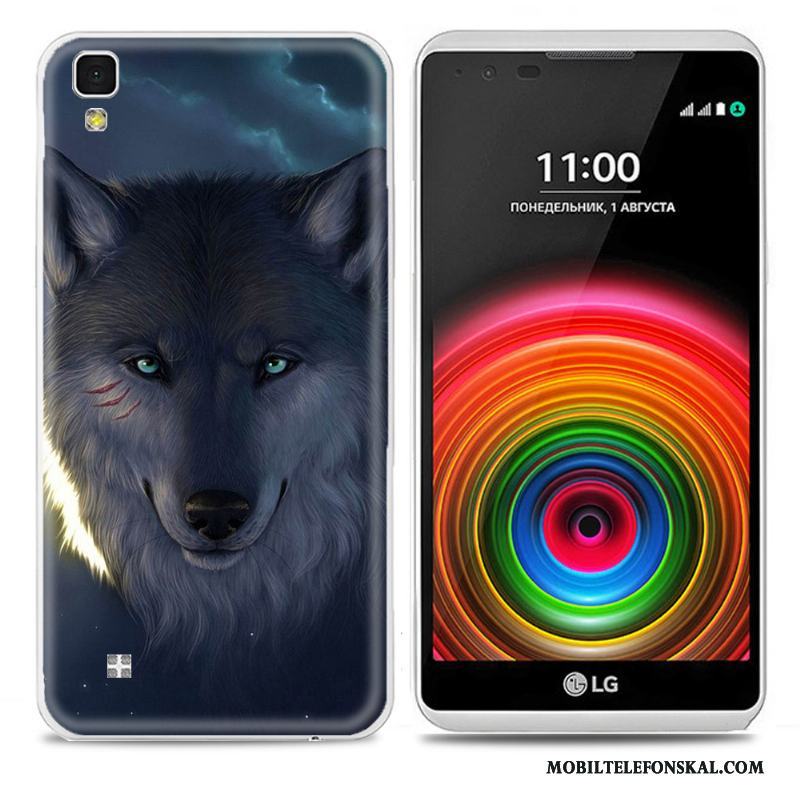 Lg X Power Skydd Tecknat Fodral Målade Skal Telefon Slim