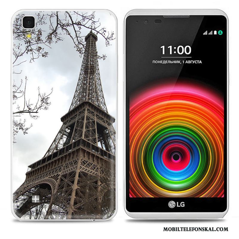 Lg X Power Skydd Tecknat Fodral Målade Skal Telefon Slim