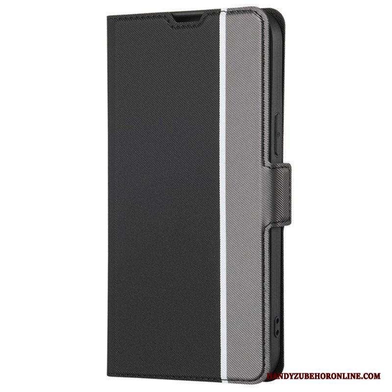Läderfodral Xiaomi 13 Pro Tvåfärgad Ultra Fin