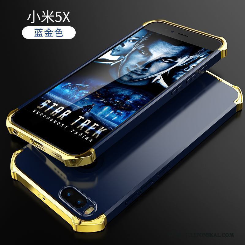 Mi 5x Plating Skal Telefon Skydd Guld Liten Fodral Solid Färg