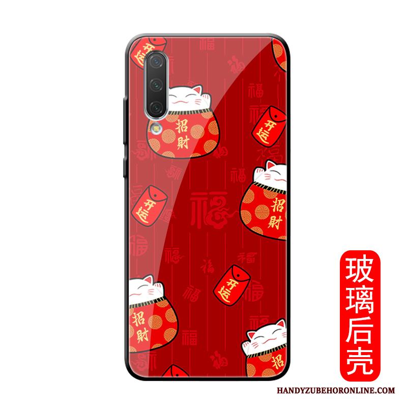 Mi A3 Kreativa Par Mjuk Skal Telefon All Inclusive Net Red Spegel