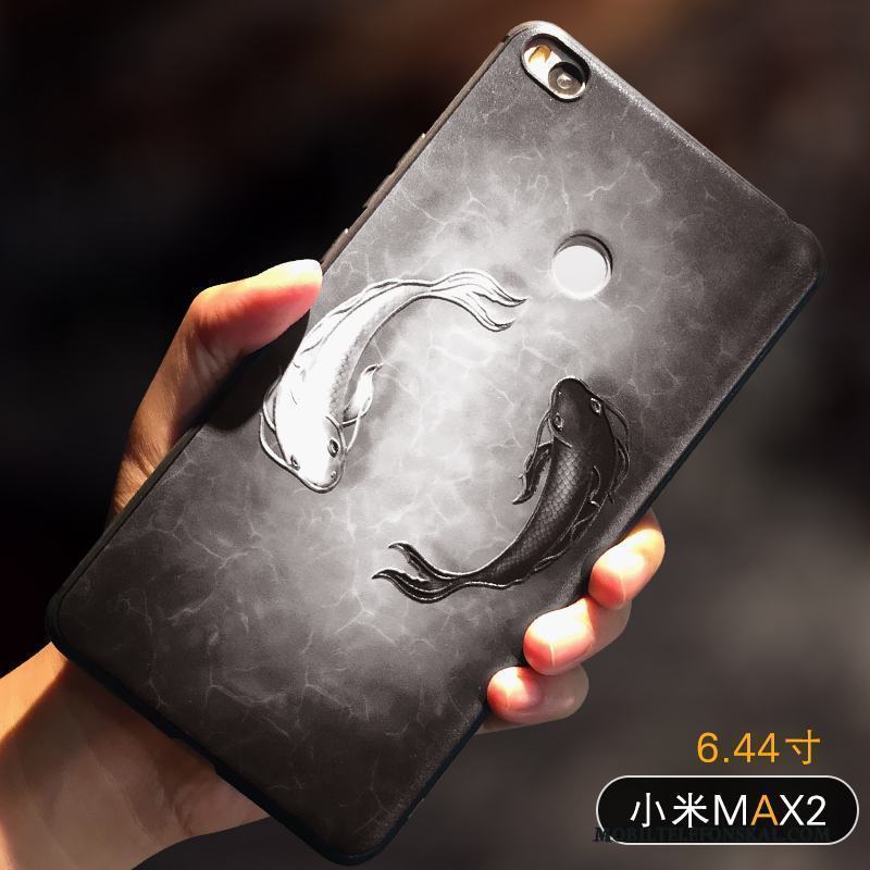 Mi Max 2 Kreativa Personlighet Gul Mjuk Skal Telefon Skydd Liten