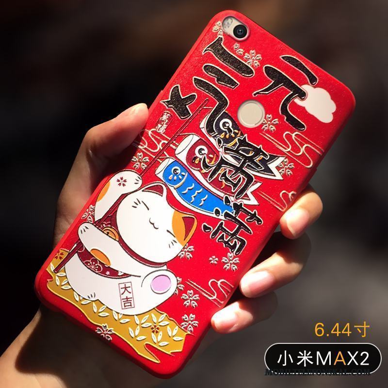 Mi Max 2 Trend Varumärke Skal Telefon Silikon Liten Personlighet Kreativa Ny