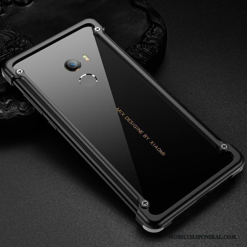 Mi Mix 2 All Inclusive Skal Telefon Fodral Fallskydd Liten Grå Trend