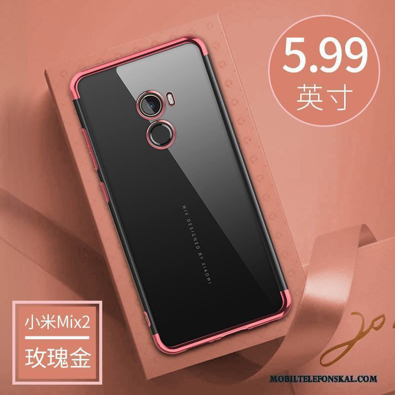 Mi Mix 2 Fodral Mjuk Skal Telefon All Inclusive Silikon Transparent Liten