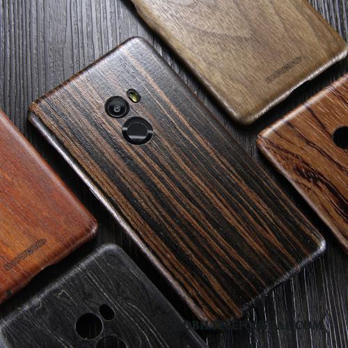 Mi Mix 2 Liten Fodral Trend Varumärke Wood Skal Telefon Trä Svart