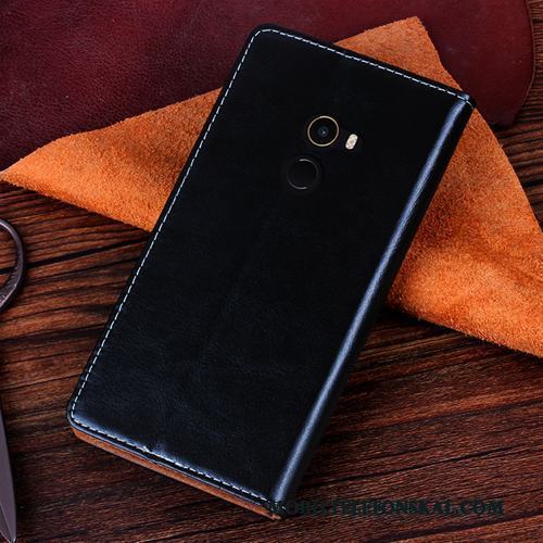 Mi Mix 2 Silikon Fallskydd Mjuk Läderfodral Skal Liten Telefon