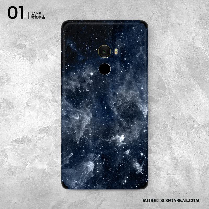 Mi Mix 2 Skydd Skal Mobil Telefon Bakre Omslag Kreativa Färg Skärmskydd Film