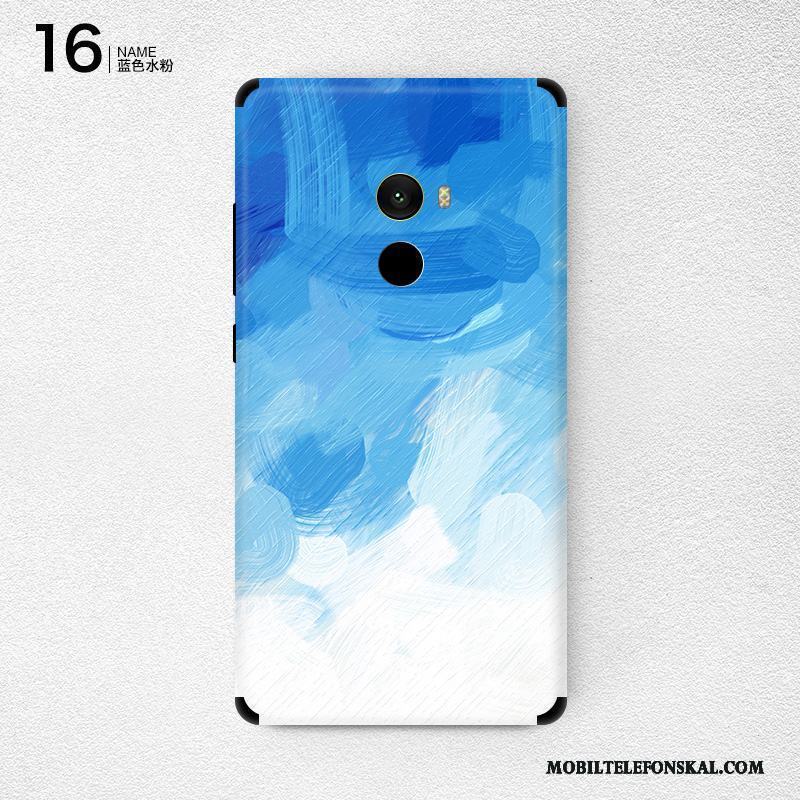 Mi Mix 2 Skydd Skal Mobil Telefon Bakre Omslag Kreativa Färg Skärmskydd Film