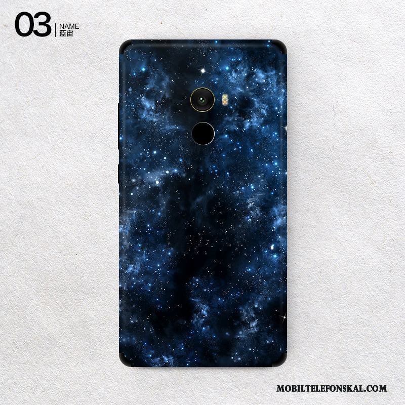 Mi Mix 2 Skydd Skal Mobil Telefon Bakre Omslag Kreativa Färg Skärmskydd Film