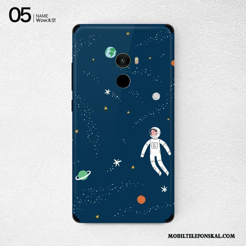 Mi Mix 2 Skydd Skal Mobil Telefon Bakre Omslag Kreativa Färg Skärmskydd Film