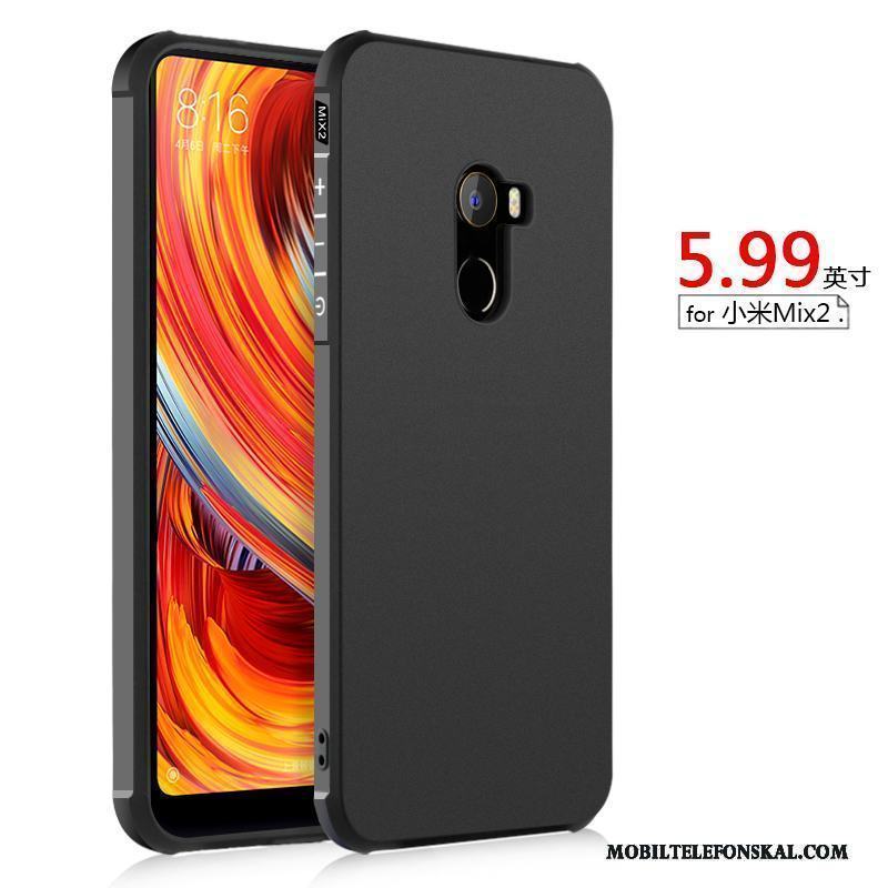 Mi Mix 2 Skydd Skal Telefon All Inclusive Fodral Liten Nubuck Silikonskal