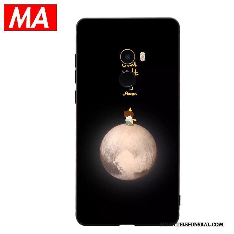 Mi Mix 2 Tecknat Skal Telefon Liten Silikon Kreativa Abstraktion Skydd