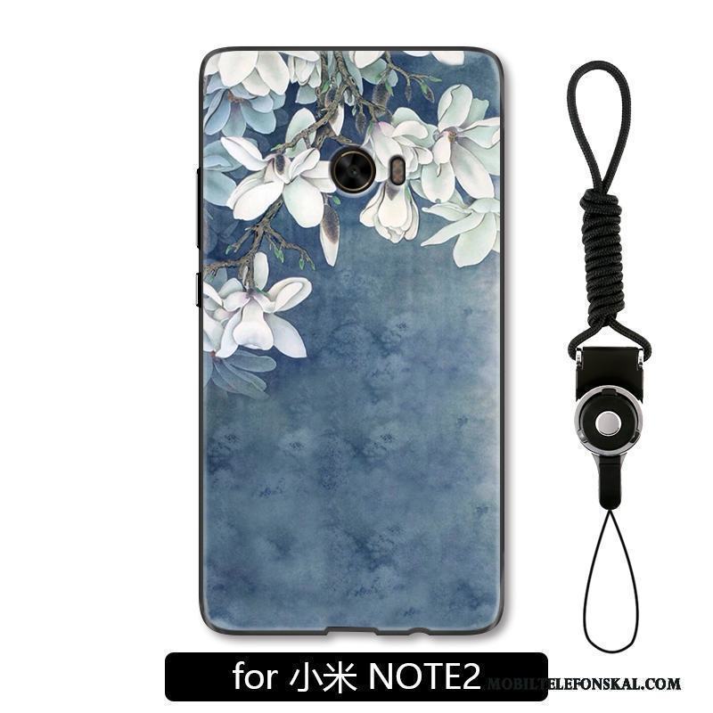 Mi Note 2 Fallskydd Kyla Enkel Mode Konst Skal Telefon Blå